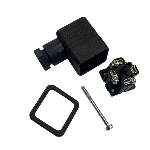 Solenoid Connector 3 Way Earth