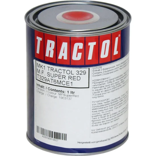 Tractol Massey Ferguson Super Red 1 Litre Paint