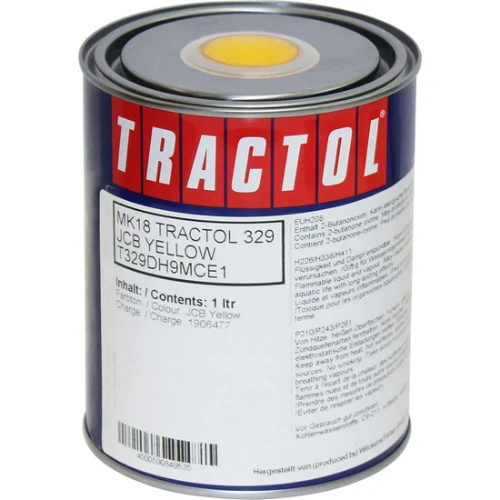 Tractol JCB Yellow 1 Litre Paint
