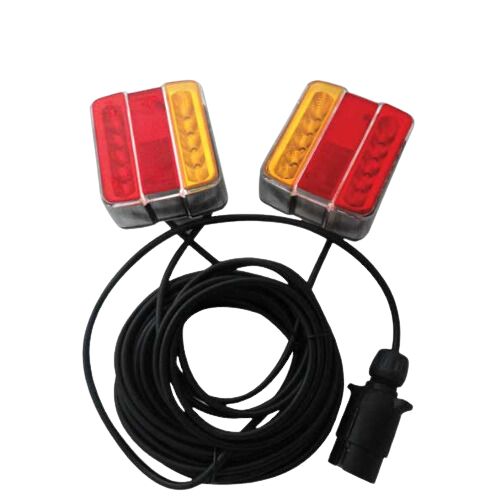 247 LED Magnetic Trailer Lights 7.5m Cable