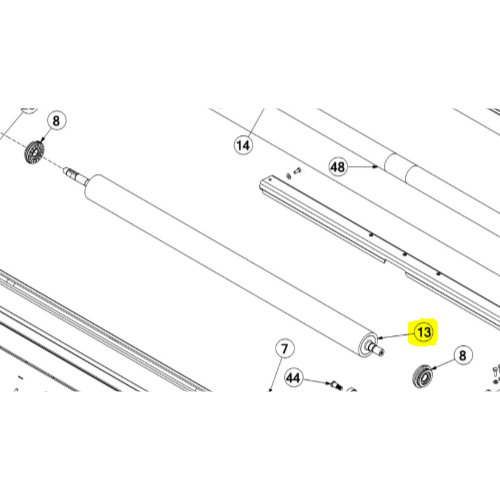 Drive Roller Net Unit 1300mm