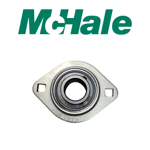 McHale 2 Bolt Flange Bearing 20mm Suit Film Dispenser
