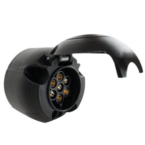 247 7 Pin Plastic Socket Female - Durable 12 Volt Trailer Connector