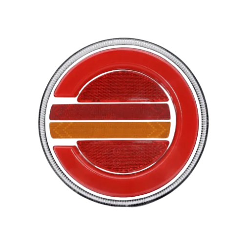 247 5" Multifunctional Strobe Burger Tail Lamp | Left Side