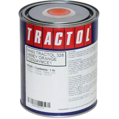 Tractol Abbey Orange 1 Litre Paint