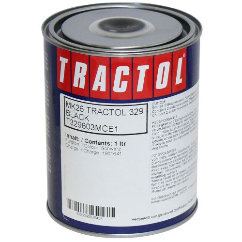 Tractol Massey Ferguson Black Gloss 1 Litre Paint