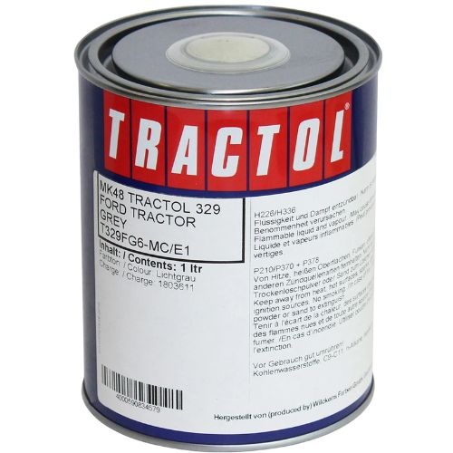 Tractol Ford Grey Paint 1 Litre