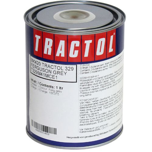 Tractol Massey Ferguson Grey 1 Litre Paint