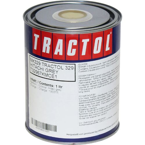 Tractol Hitachi Cab Grey 1 Litre Paint