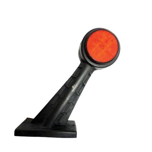 60° Led Stalk Lamp | Left | Rubber Arm | Red/White