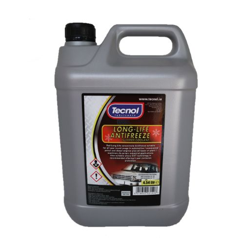 Tecnol Long Life Antifreeze Red 4.5 Litre