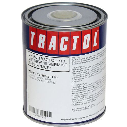 Tractol Massey Ferguson Silvermist 1 Litre Paint