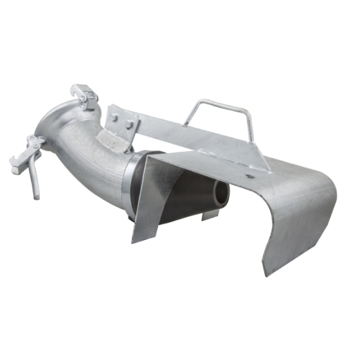 Italian 6" Female 45° Splash Plate Complete Assembly - Suit Abbey & Major Tanker