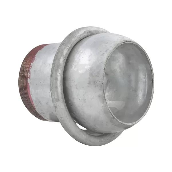 6" Italian Male Ring Coupling Threaded