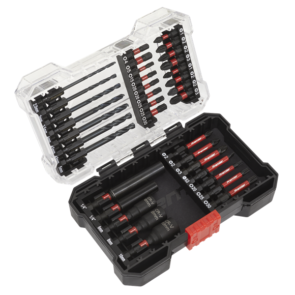 Sealey Impact Grade Power Tool Bit Set (35pc)