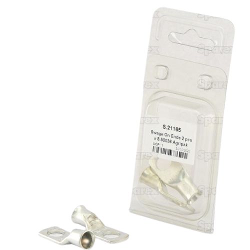 Swage On Ring Terminal 35 x 8.5mm (2 Pack)