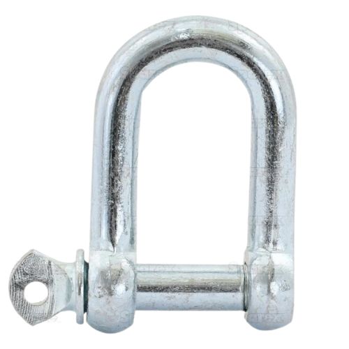 Screw Type D Shackle, Pin 12mm x 24mm Jaw
