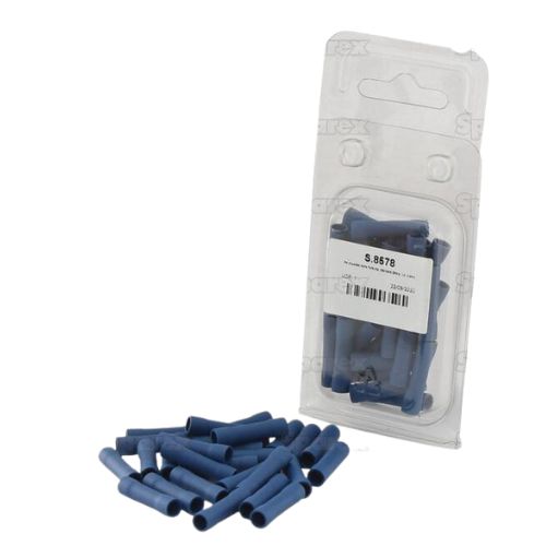 Pre Insulated Inline Terminal, Standard Grip, 5.0mm, Blue (1.5 - 2.5mm) (25 Pack)