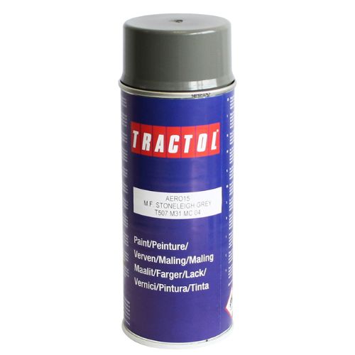 Tractol Massey Ferguson Stoneleigh Grey Paint 400ml Spray Can Aerosol