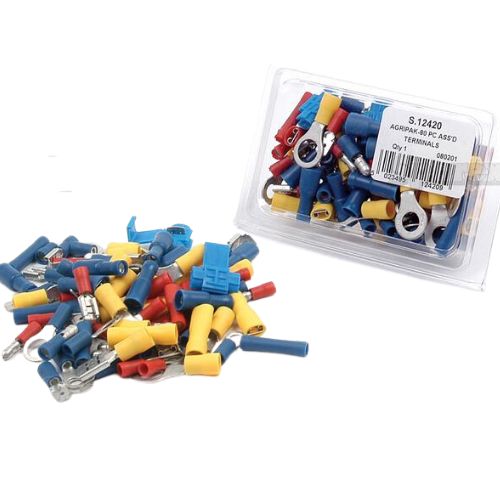 Pre Insulated Terminal Kit Assorted (80 Pack)