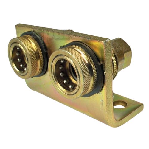 Hydraulic Quick Release Coupling Set (Double Bracket)