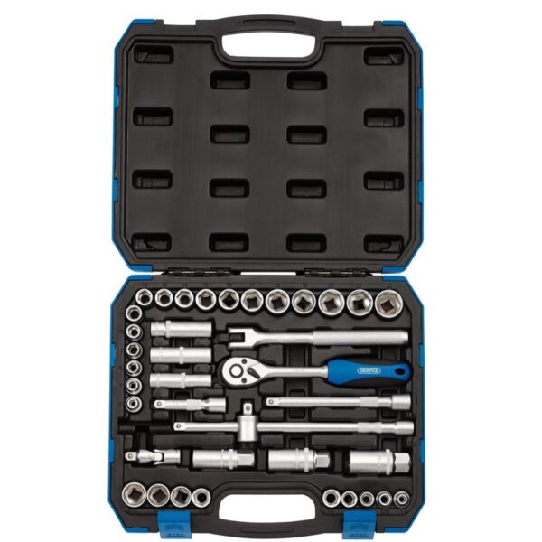 Combined MM/AF Socket Set, 3/8" Sq. Dr. (39 Piece)