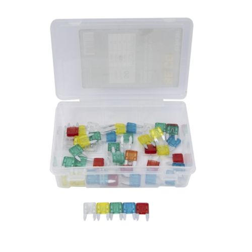 Mini Blade Fuse Set (50 Pieces)