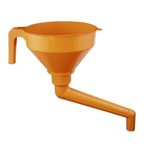 Cranked Orange Funnel 160mm Ang Spout