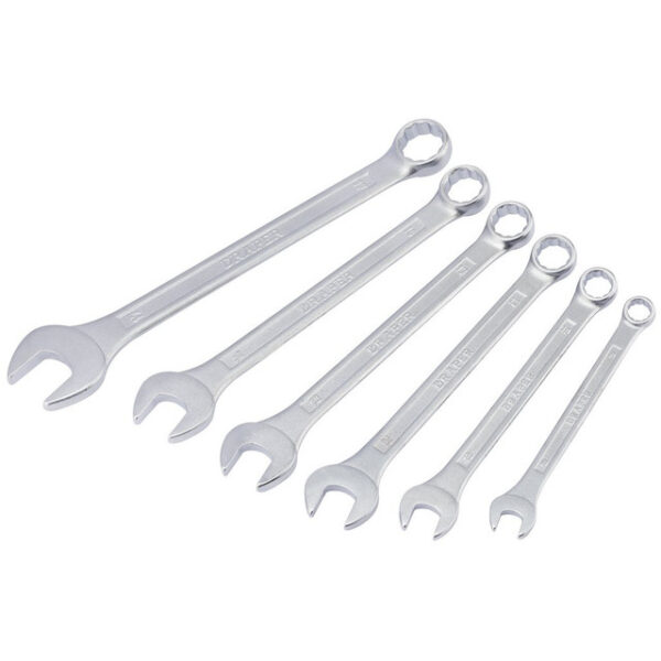 Draper Redline® Metric Combination Spanner Set, 8 - 17mm (6 Piece)