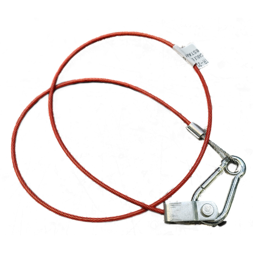 Trailer Breakaway Cable Clevis Style - Red