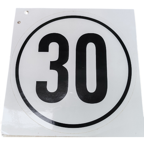 30KPH Speed Sticker