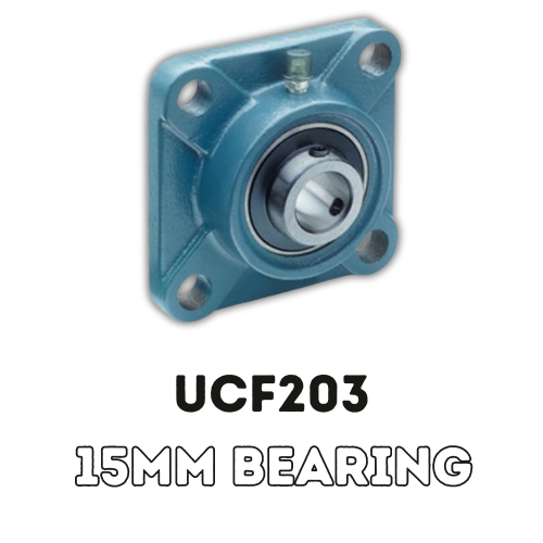 4 Bolt Bearing Flange Housing 15MM Bearing