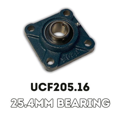 4 Bolt Flange Bearing Housing 25.4mm Bearing