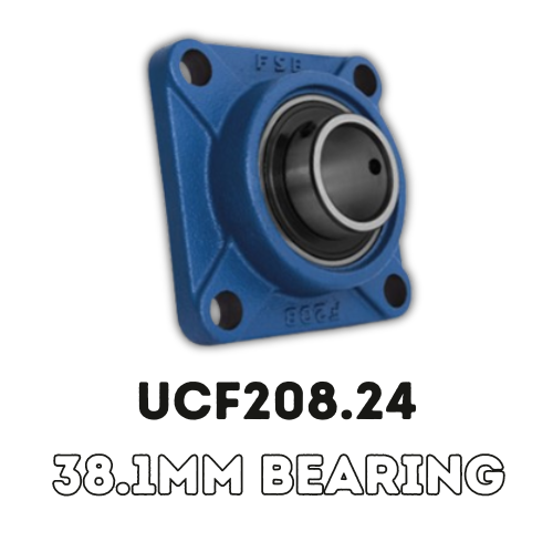 4 Bolt Bearing Flange Unit 38.1MM Bearing