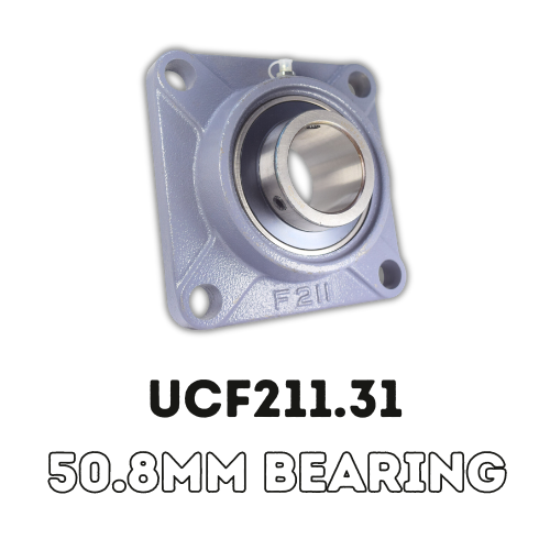 4 Bolt Flange Bearing Unit 50.8MM Bearing