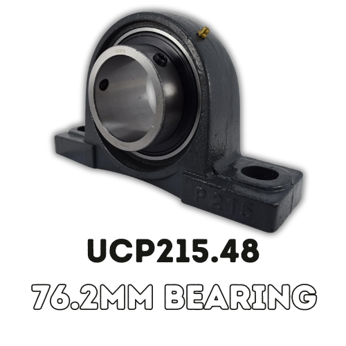 2 Bolt Pillow Block Bearing Block 76.2mm Bearing