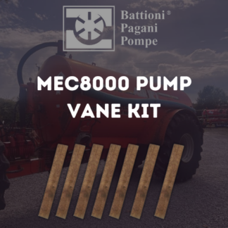 Battioni Pagani Slurry Pump MEC8000 Vane Rebuild Kit