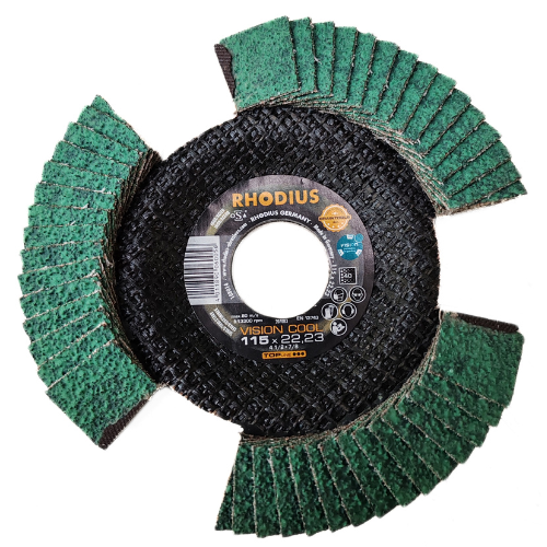 Rhodius Vision Cool 115mm X 22,23mm 40 Grit Flap Disc