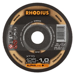Rhodius XT70 115mm x 1.0mm Cutting Disc - Pack Of 10
