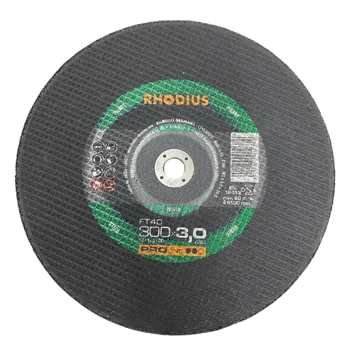 Rhodius FT40 300mm x 3mm x 12 inch Cutting Disc