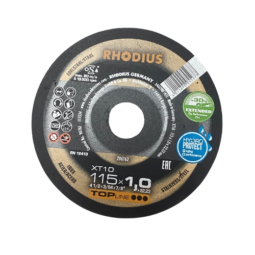 Rhodius XT10 115MM X 1MM 4 1/2 Inch Grinding Disc