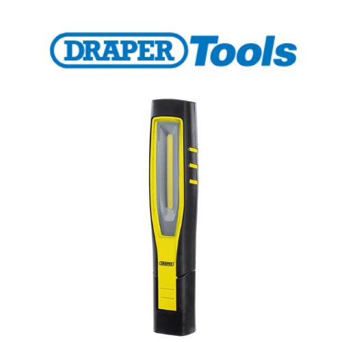 Draper LED Rechargeable Inspection Lamp, 7W, 700 Lumens, Yellow