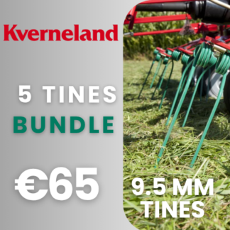 KV/Taarup 90/94 Rotary Rake Tine 9.5 mm (5 Tines)