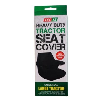 Heavy Duty 100% Waterproof Universal Larger Tractor Seat Cover – Black