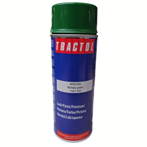 Tractol McHale Green Paint 400ml Spray Can Aerosol