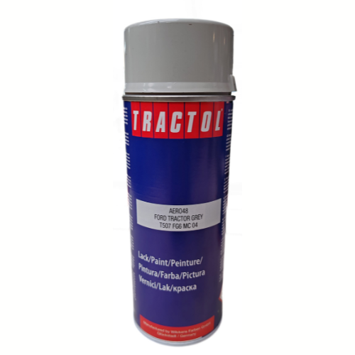 Tractol Ford Grey Paint 400ml Spray Can Aerosol