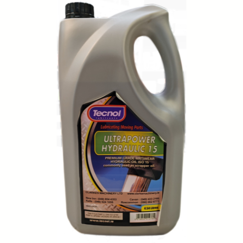 Tecnol Ultrapower Hydraulic H15 Oil 4.5 Litre