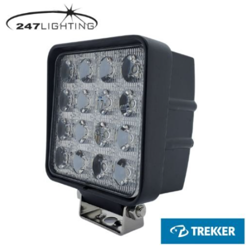 247 4" LED Square Work Lamp | 3840 Lumens
