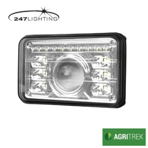 247 4 x 6" LED Rectangular Work Lamp | 3000 Lumens