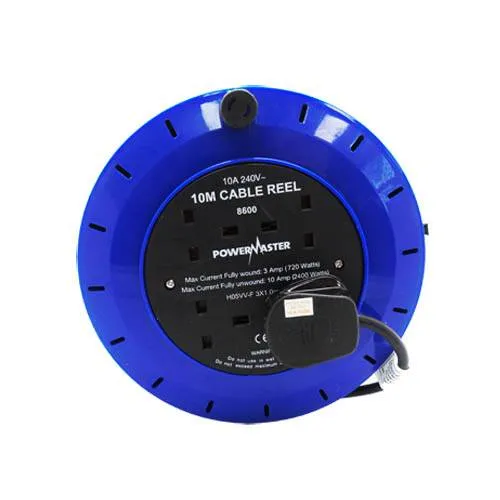 Powermaster 10M 10A Cable Reel Extension Lead